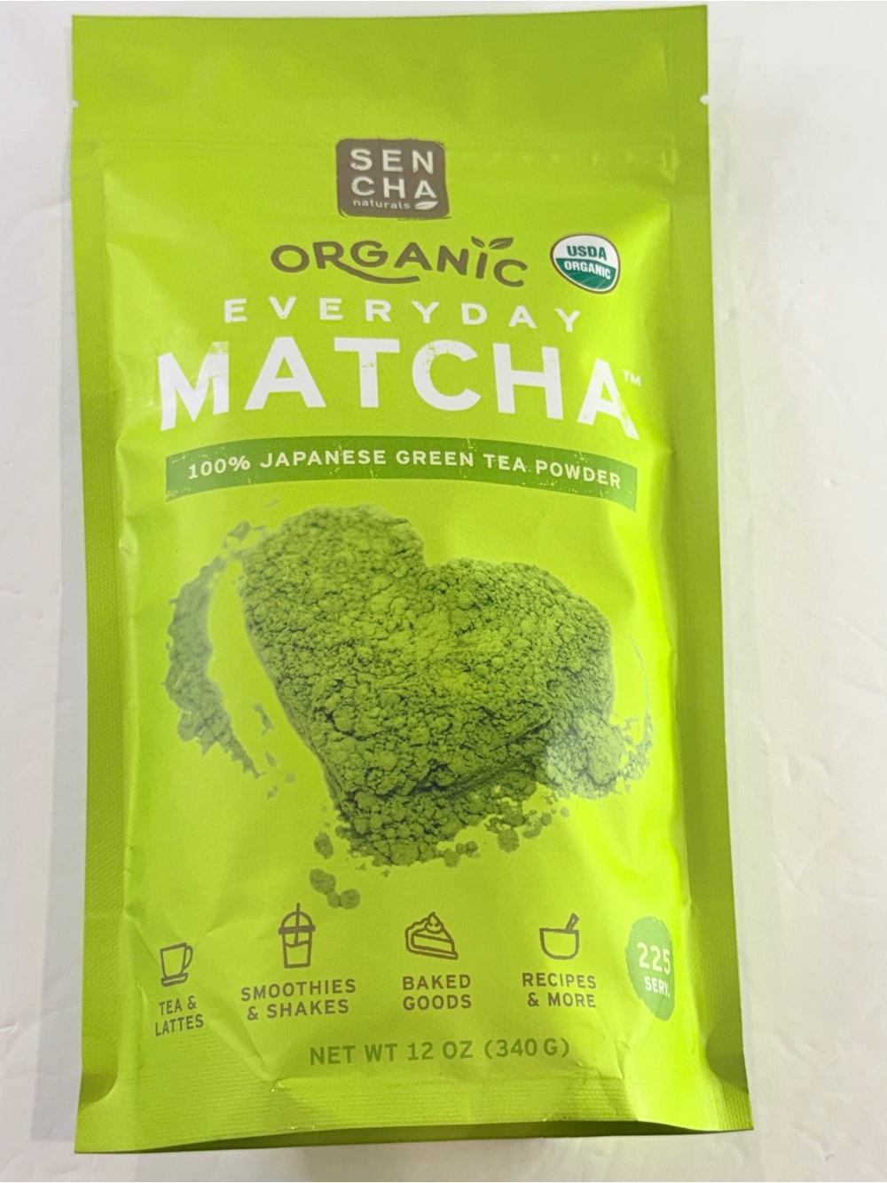 🆕 Sencha Naturals Organic Everyday Matcha 12 oz Japanese Green Tea 🍵 Sealed - Picture 2 of 13